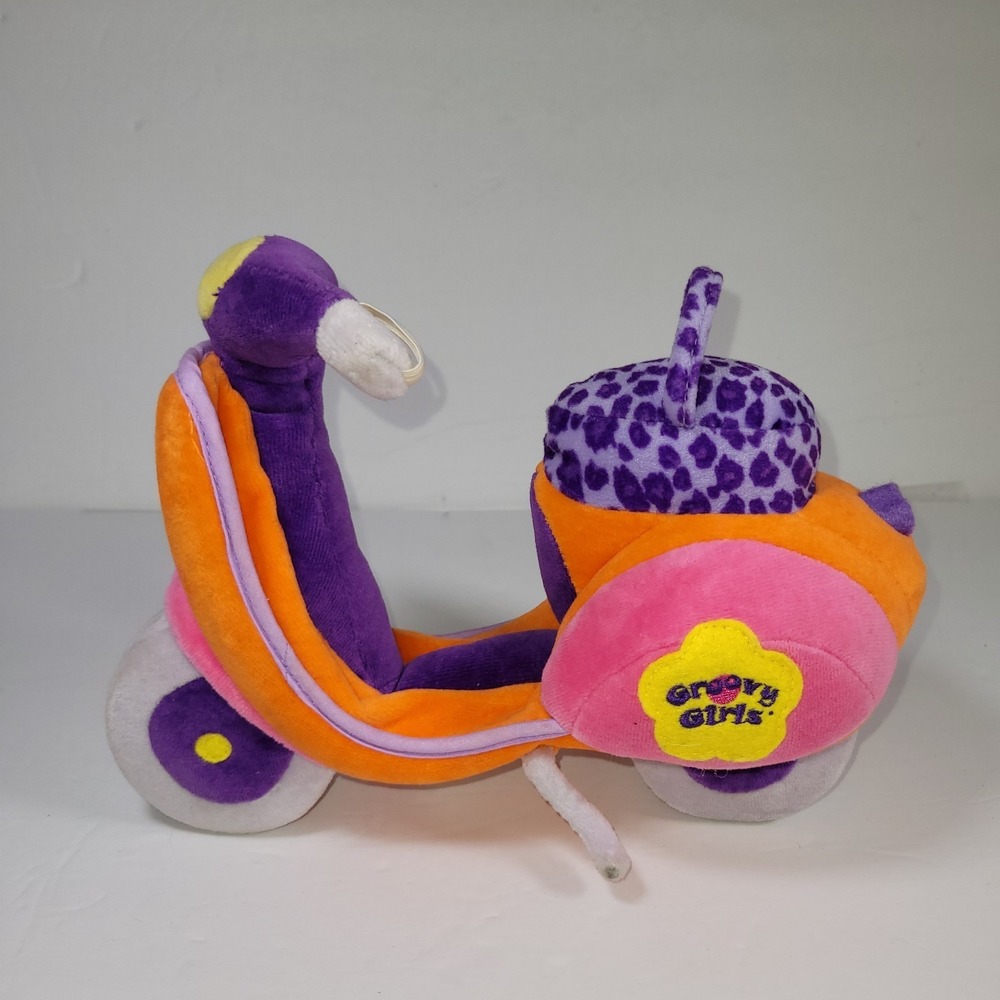 Groovy Girls Moped Scooter Motorcycle Doll Bike Colorful Plush Toy 2001